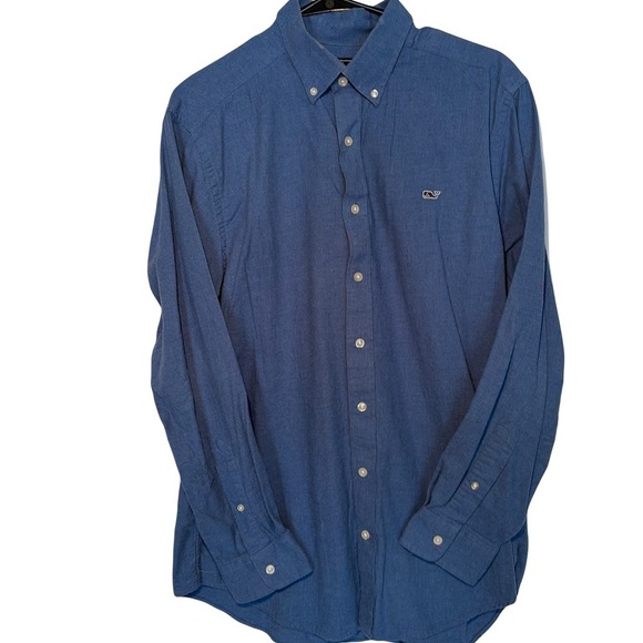 Vineyard Vines Other - Vineyard Vines slim fit whale shirt Blue Casual button down Shirt size large